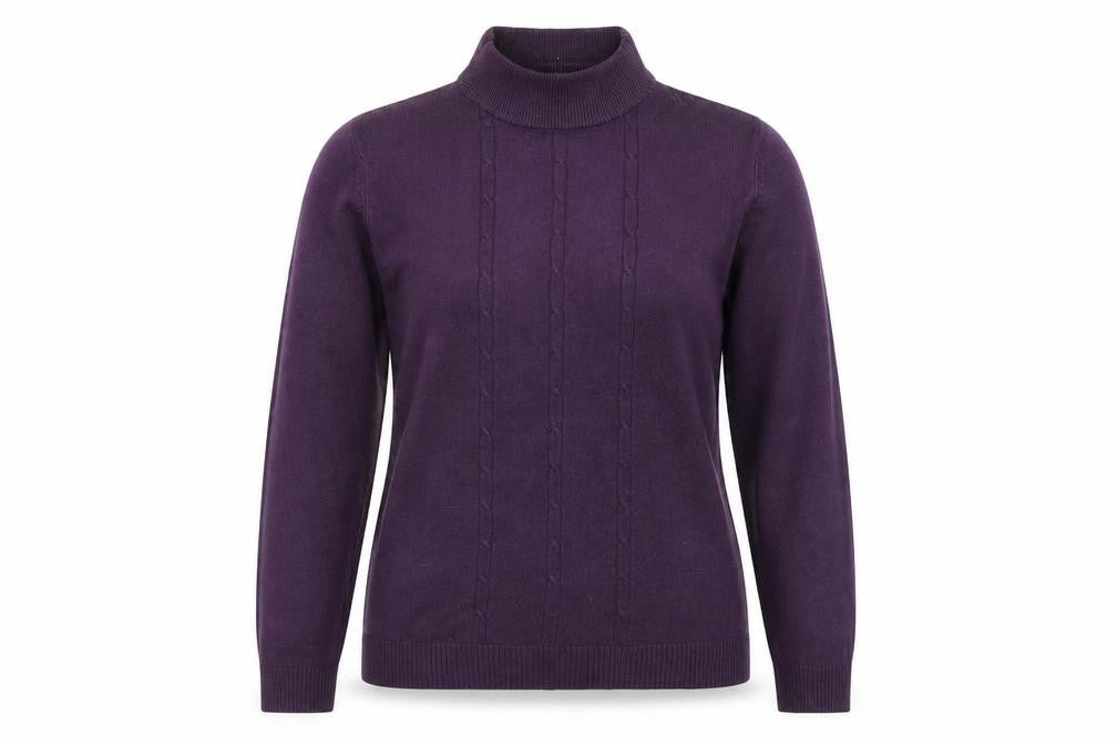 Pure & Natural Womens Purple   Pullover Jumper Size 10