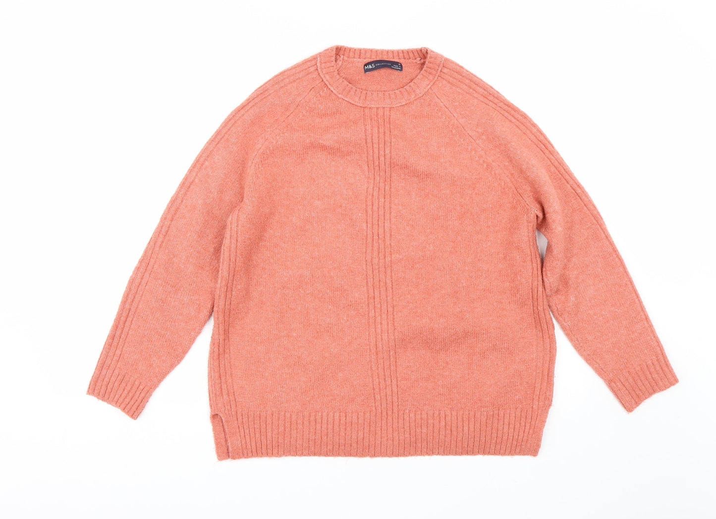M&S Womens Pink   Pullover Jumper Size M