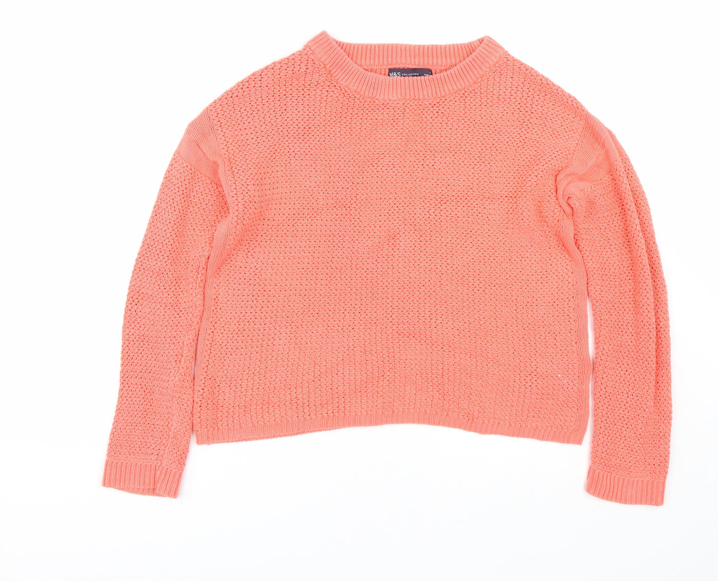 M&S Womens Pink   Pullover Jumper Size S