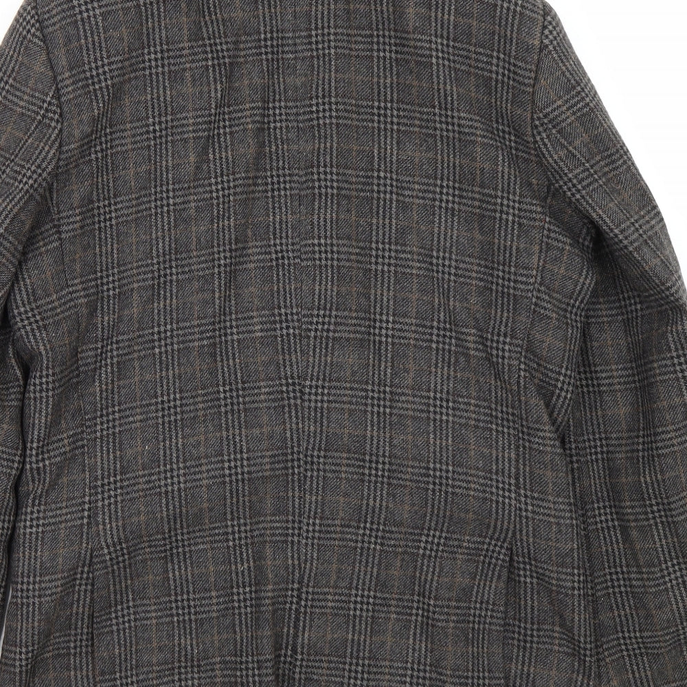 Debenhams Mens Brown Check  Jacket Suit Size 38