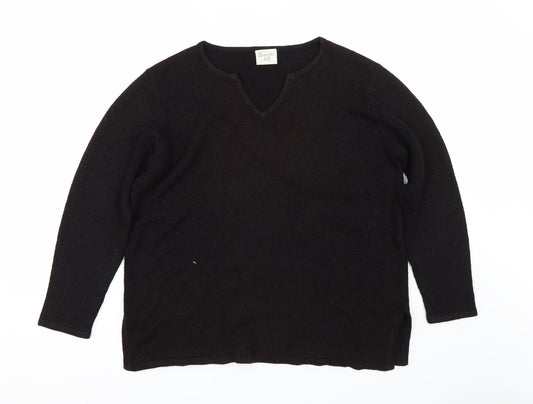Levender Hill Womens Brown   Pullover Jumper Size L