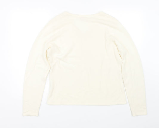 Mackays Womens White   Pullover Jumper Size XL
