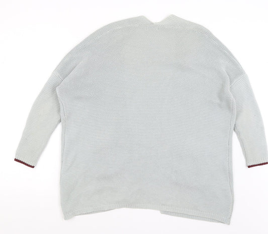 Parfois Womens Blue   Cardigan Jumper One Size