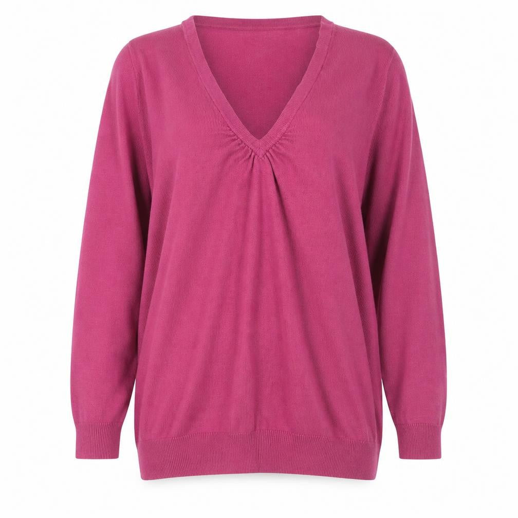 Marks and Spencer Womens Purple  Knit Pullover Jumper Size 10