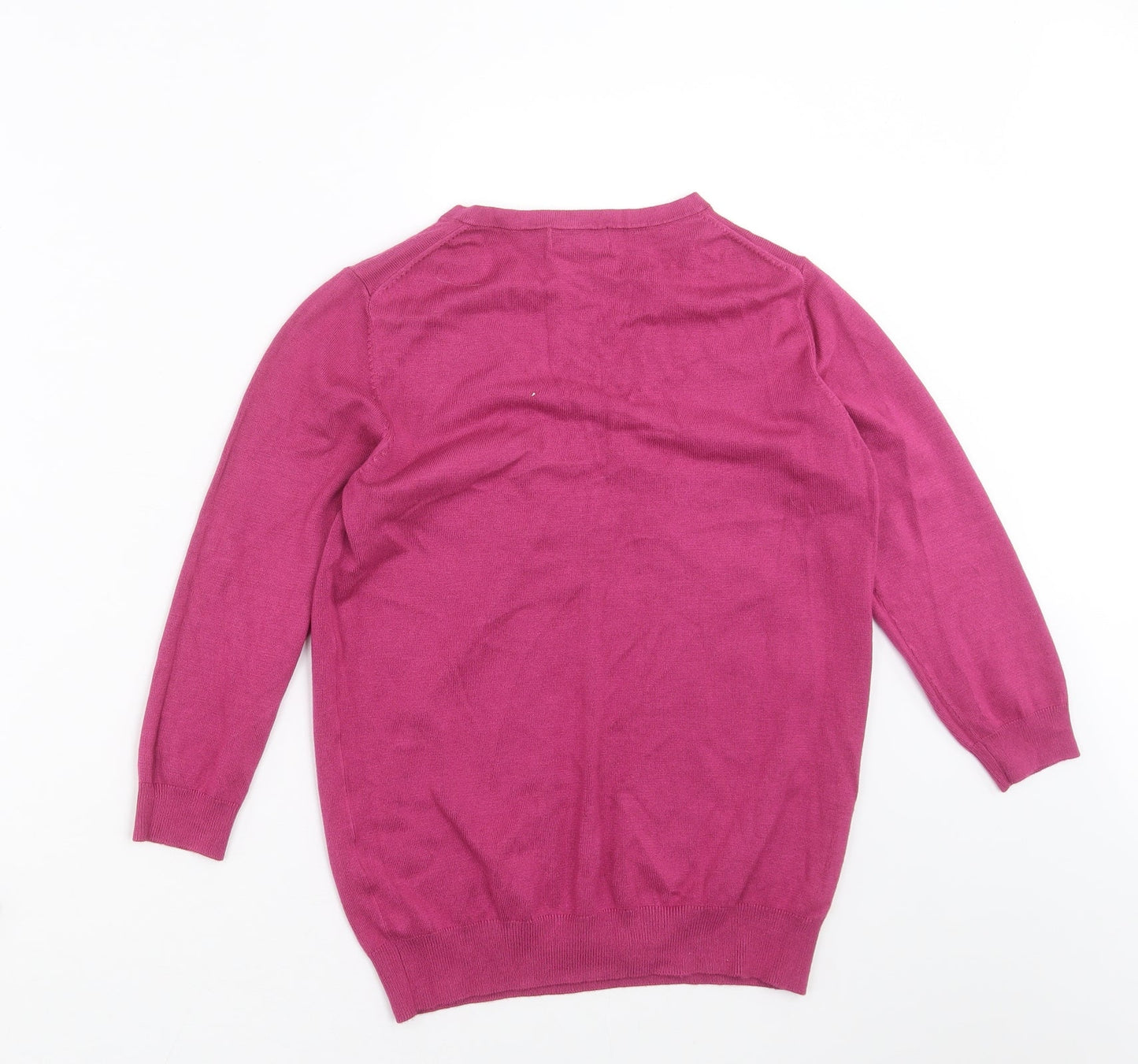 Marks and Spencer Womens Purple  Knit Pullover Jumper Size 10