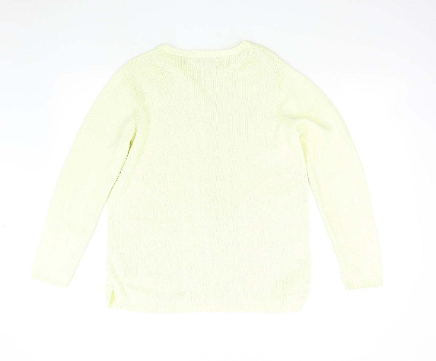 Bonmarché Womens Yellow  Knit Pullover Jumper Size S