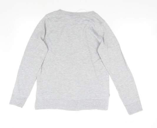 NEXT Womens Grey  Knit Pullover Jumper Size 10