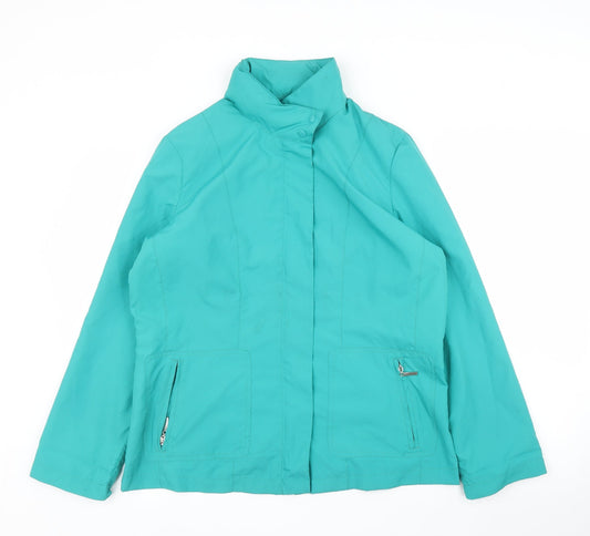 Damart Womens Green   Parka Coat Size 10