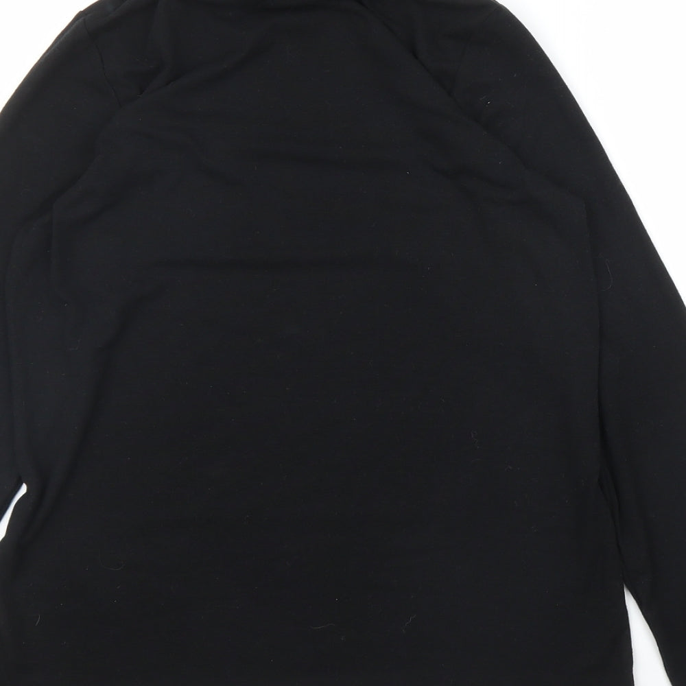 Preworn Womens Black   Basic T-Shirt Size M