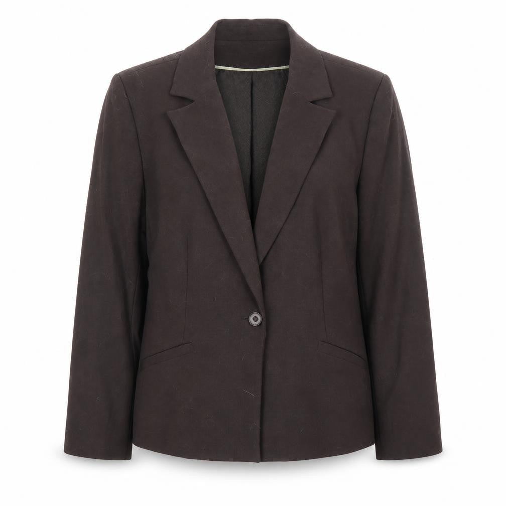 Klass Womens Brown   Jacket Suit Jacket Size 16