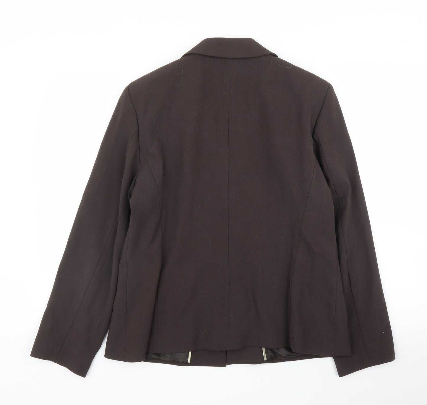 Klass Womens Brown   Jacket Suit Jacket Size 16