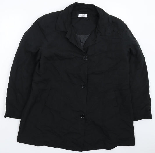 Special Collection Womens Black   Jacket Coat Size 14