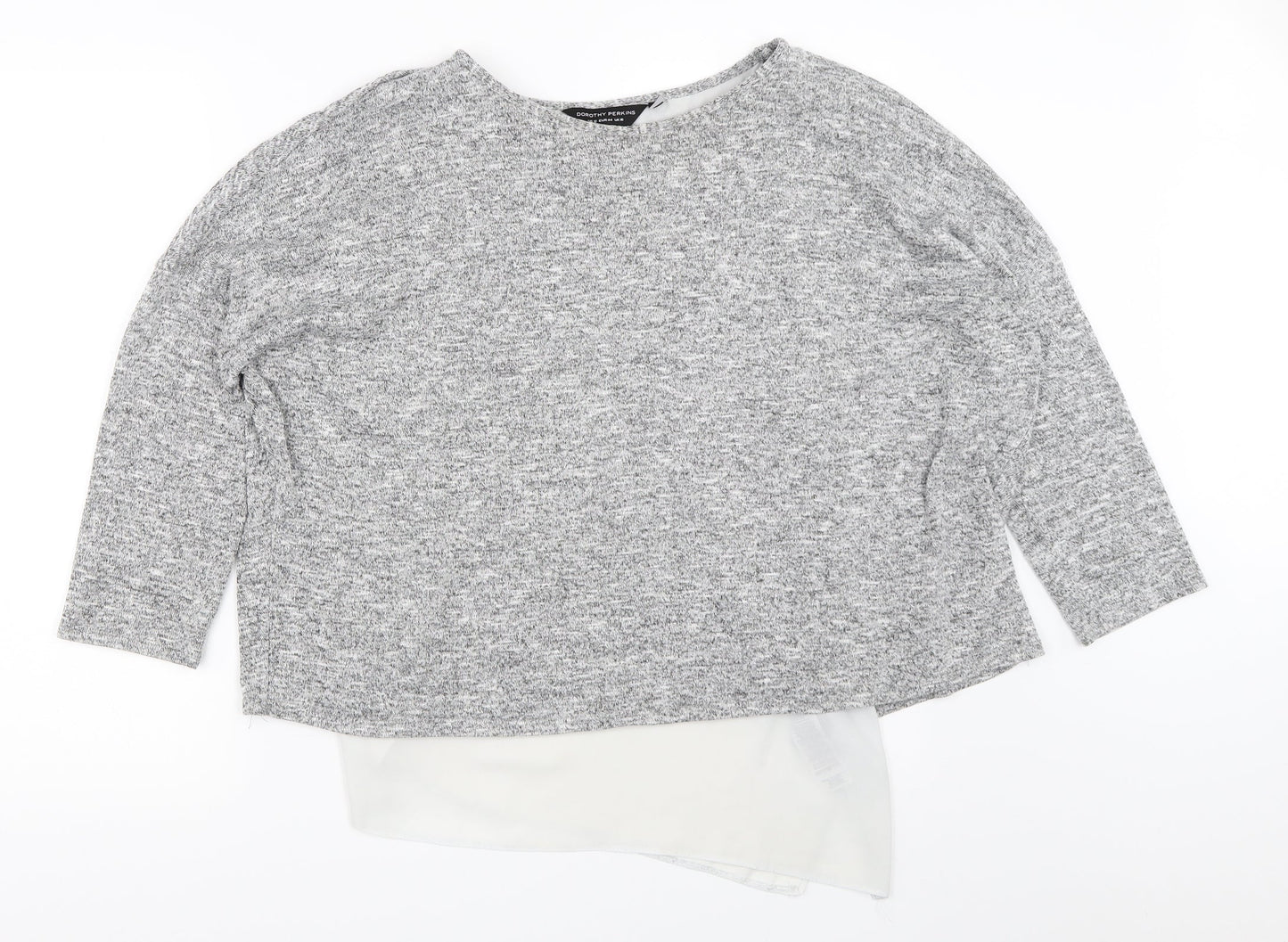 Dorothy Perkins Womens Grey   Pullover Jumper Size 16