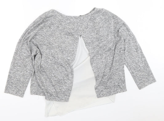 Dorothy Perkins Womens Grey   Pullover Jumper Size 16