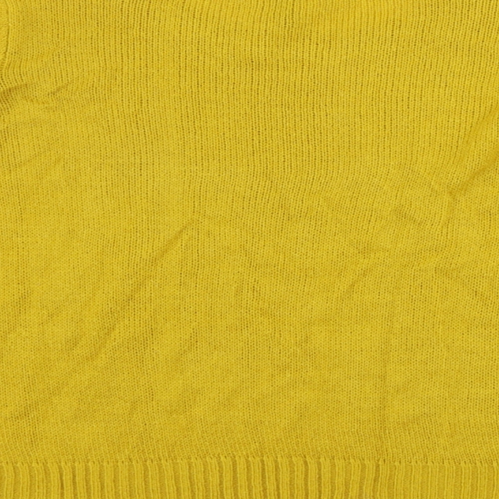 H&M  Womens Yellow   Pullover Jumper Size S