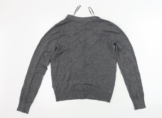H&M  Womens Grey   Cardigan Jumper Size XS