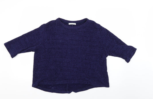 zara trafaluc Womens Blue   Pullover Jumper Size S