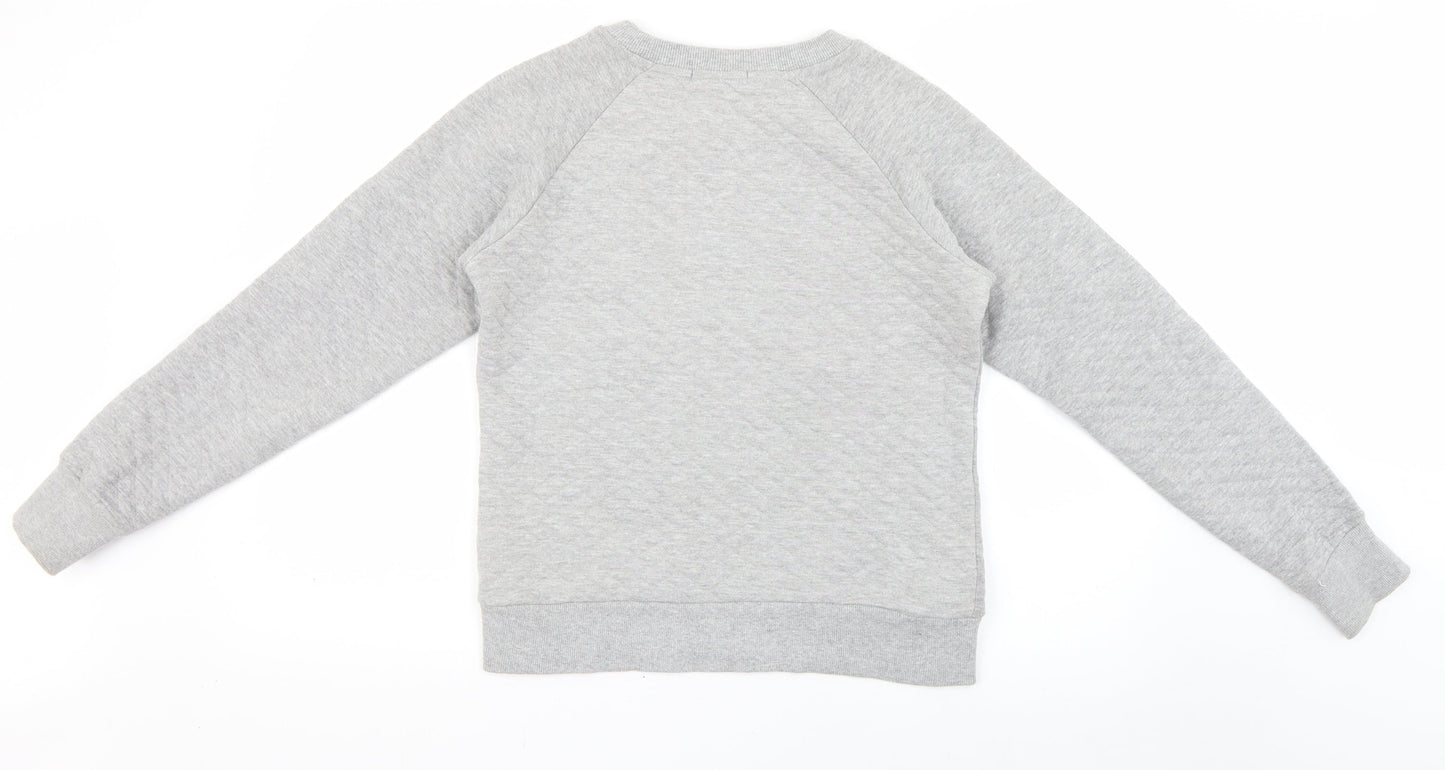 mfw Womens Grey   Pullover Sweatshirt Size L