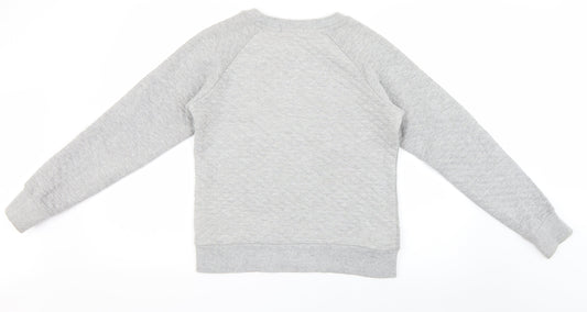 mfw Womens Grey   Pullover Sweatshirt Size L