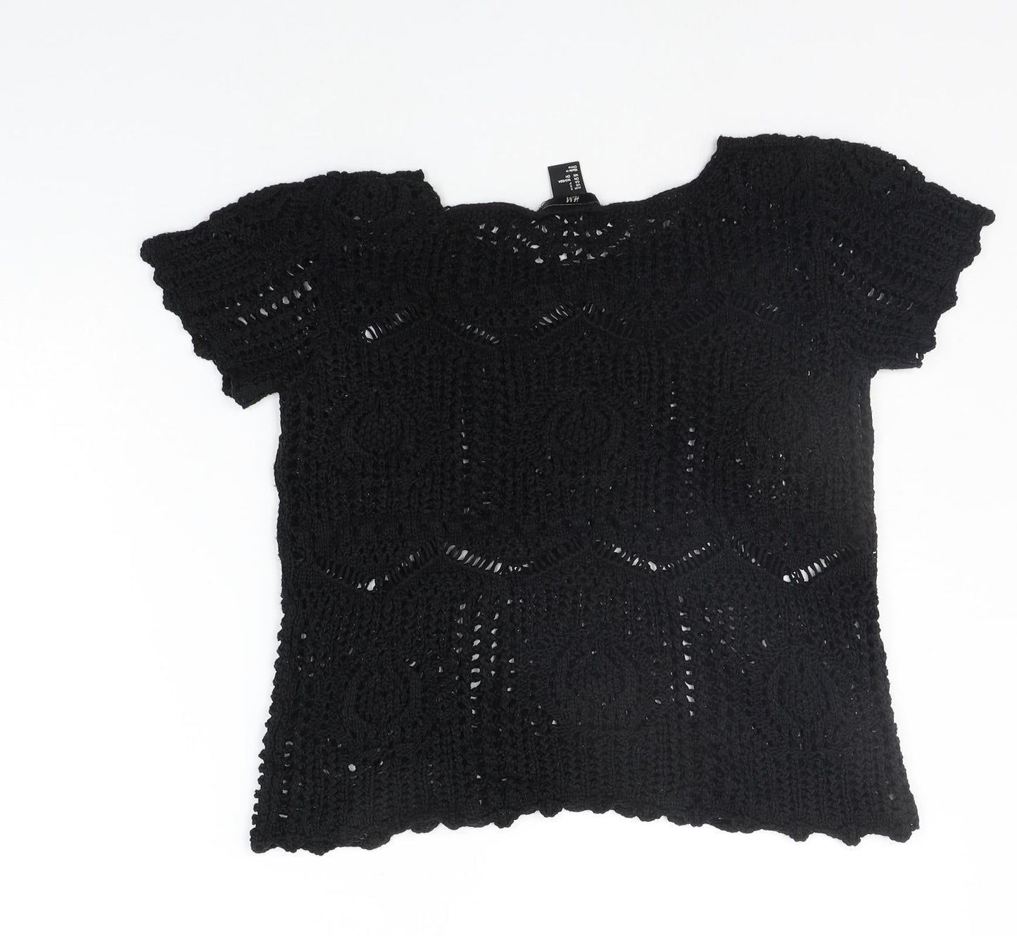 H&M Womens Black   Pullover Jumper Size S