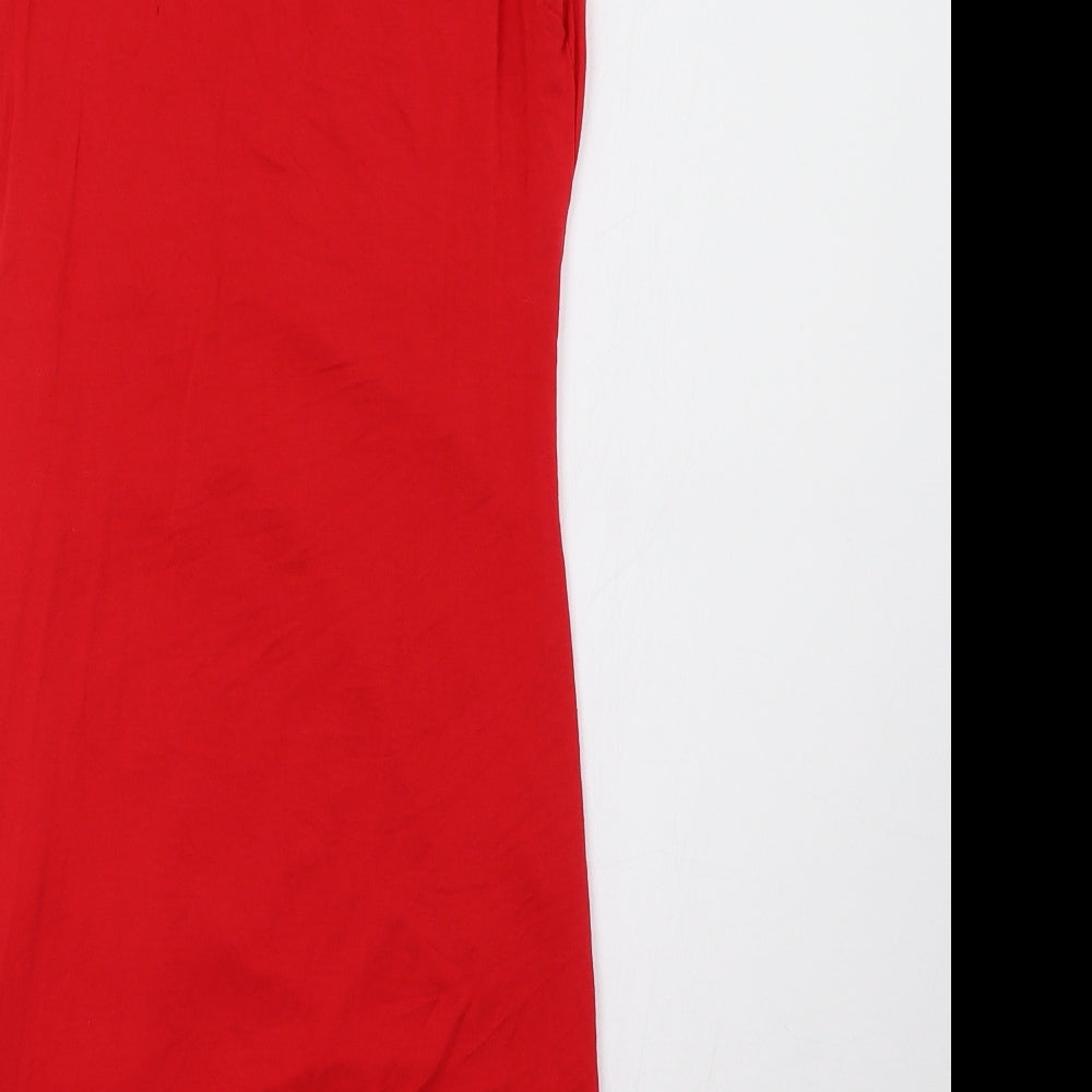 PRETTYLITTLETHING Womens Red   A-Line  Size 10