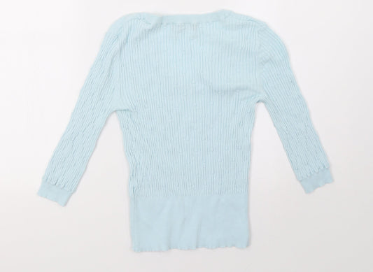 Marks and Spencer Womens Blue   Pullover Sweatshirt Size 8