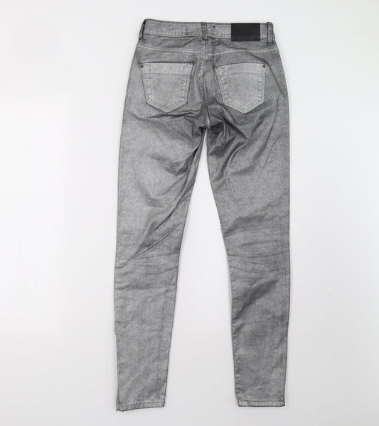 Zara Womens Grey   Skinny Jeans Size 34 L30 in