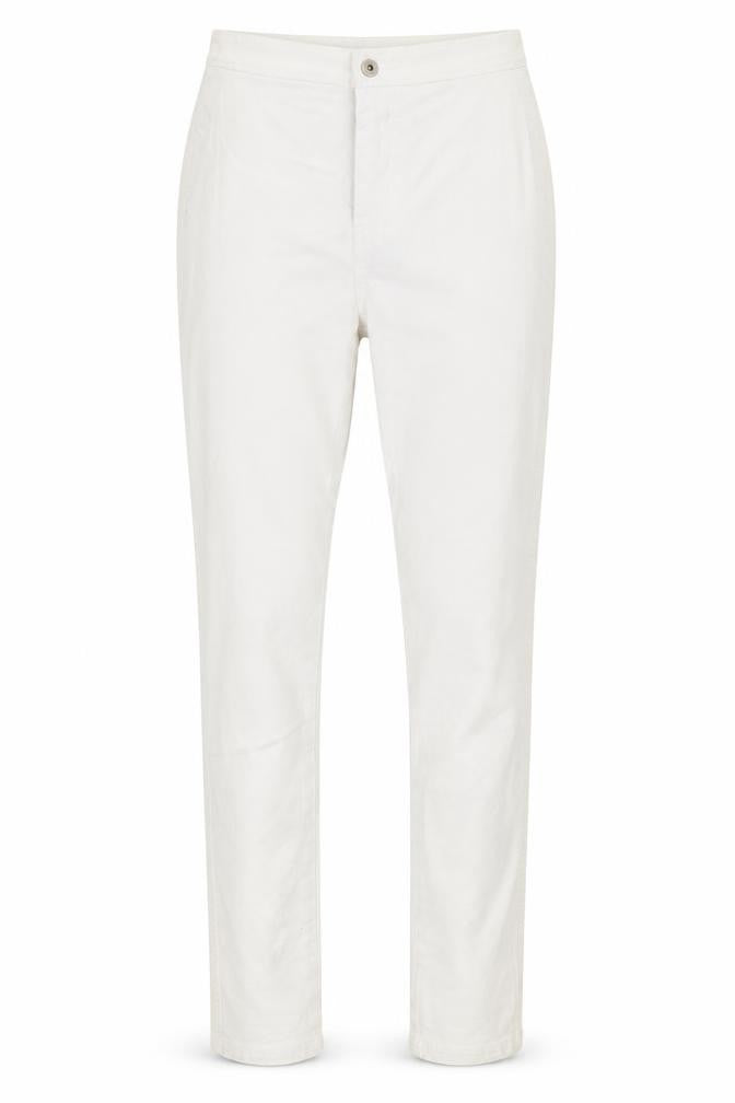 red chilli Womens White   Trousers  Size 8 L32 in