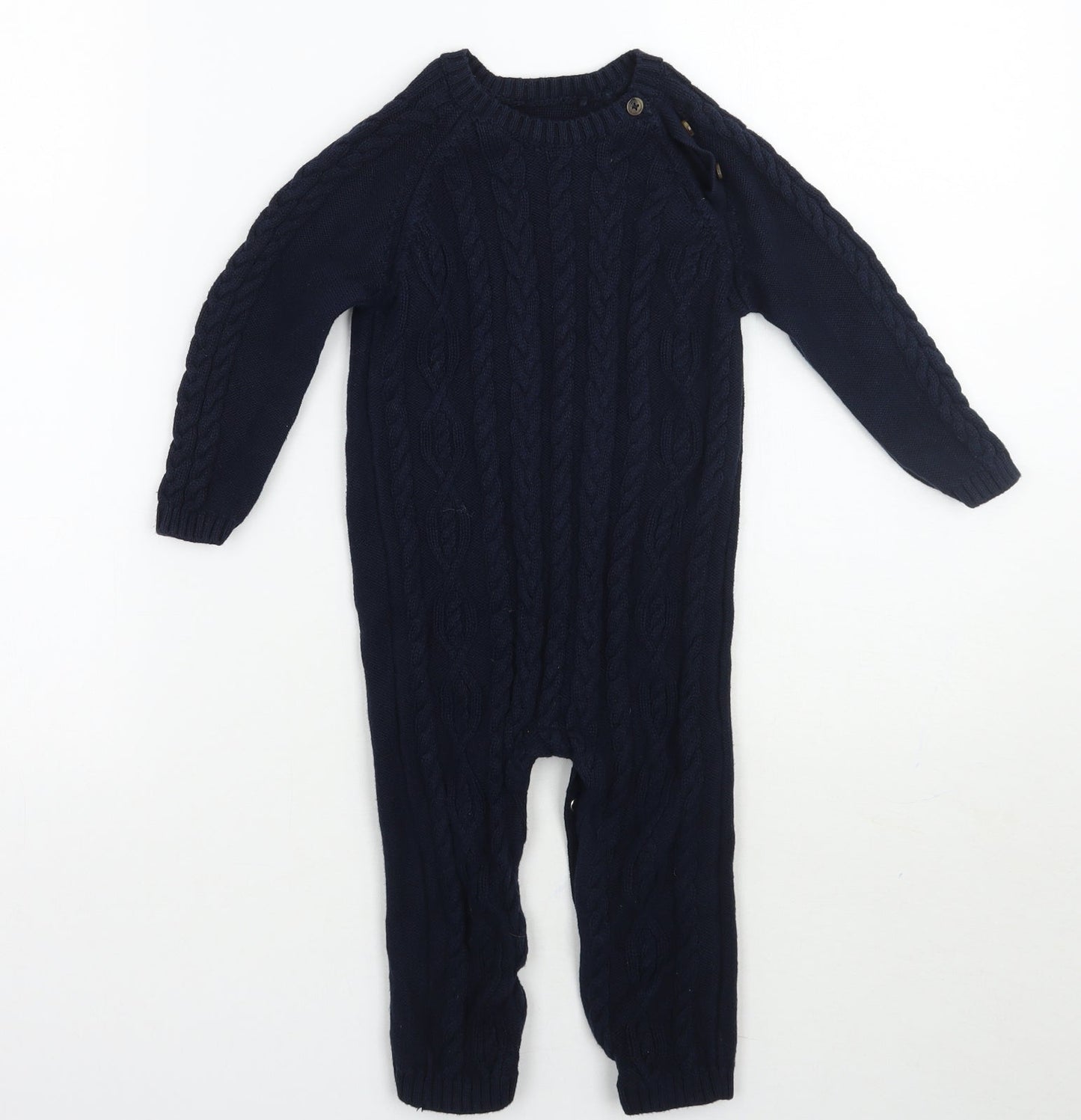 TU Baby Blue   Babygrow One-Piece Size 9-12 Months