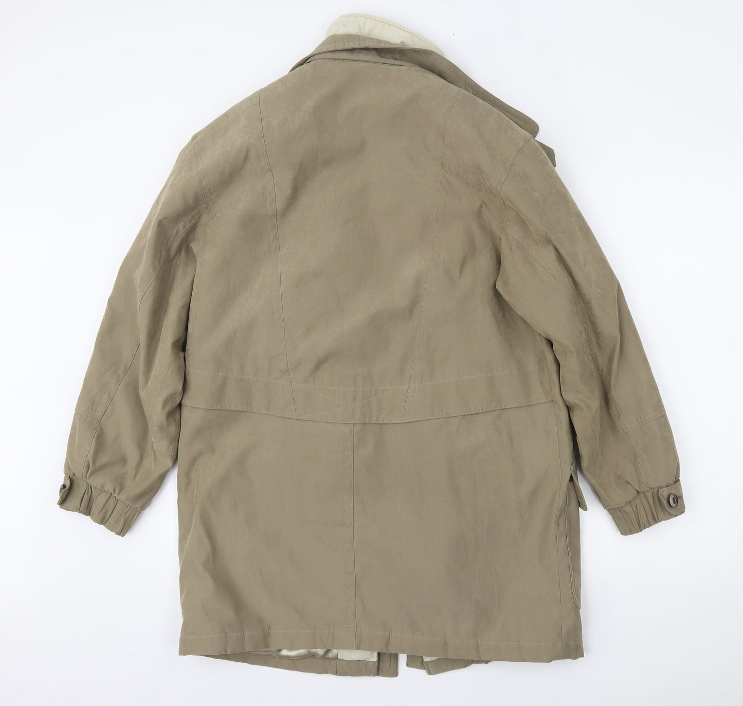 BHS Womens Beige   Parka Coat Size 10
