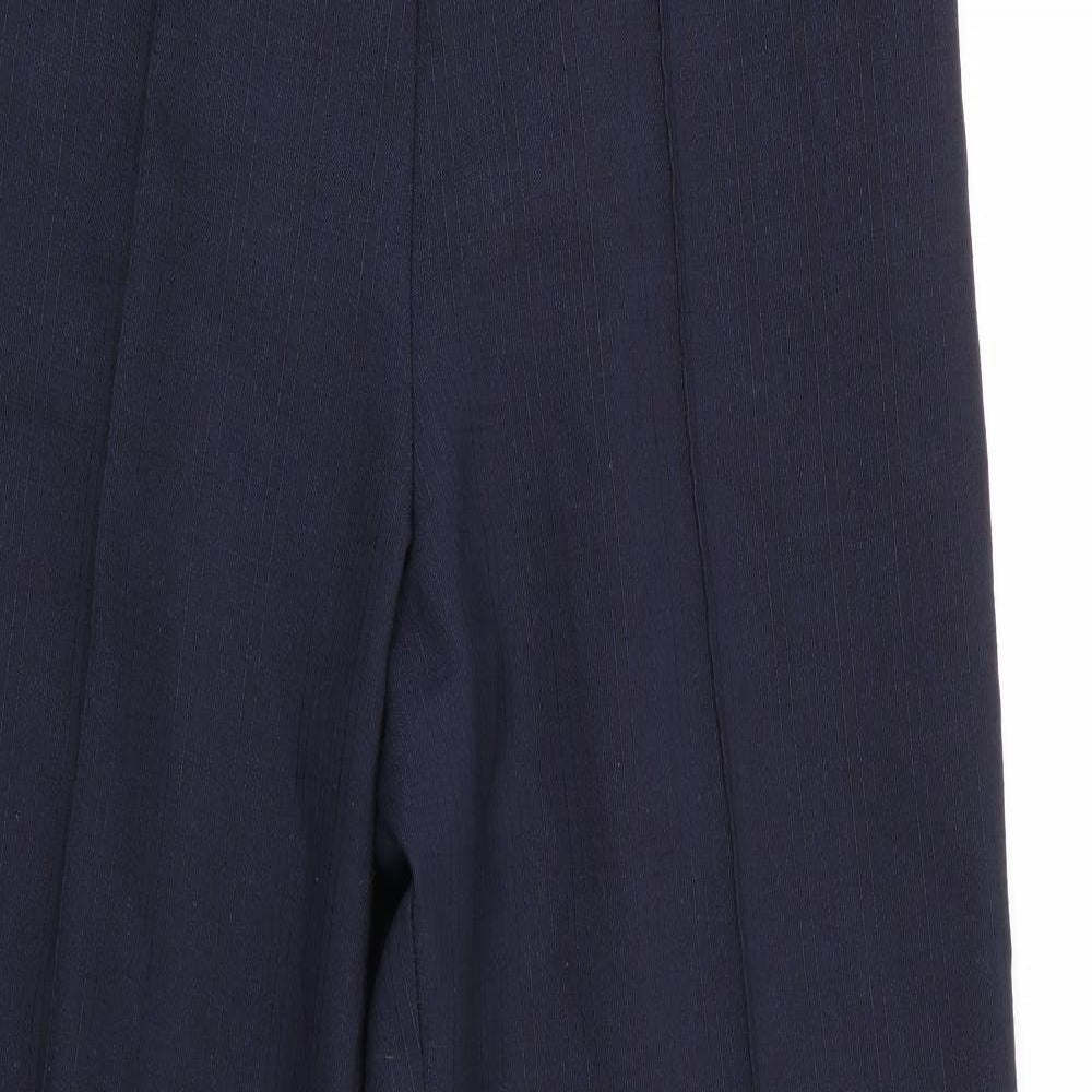 Marks and Spencer Womens Blue   Trousers  Size 12 L29 in - Back Elastication