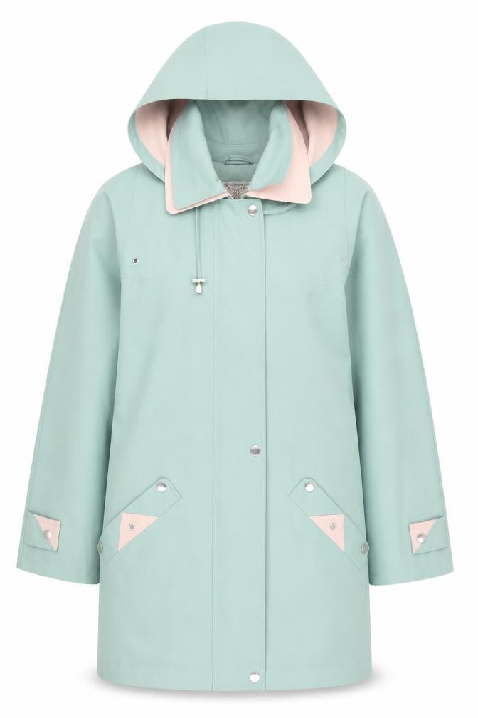 EWM Womens Green   Parka Coat Size 12