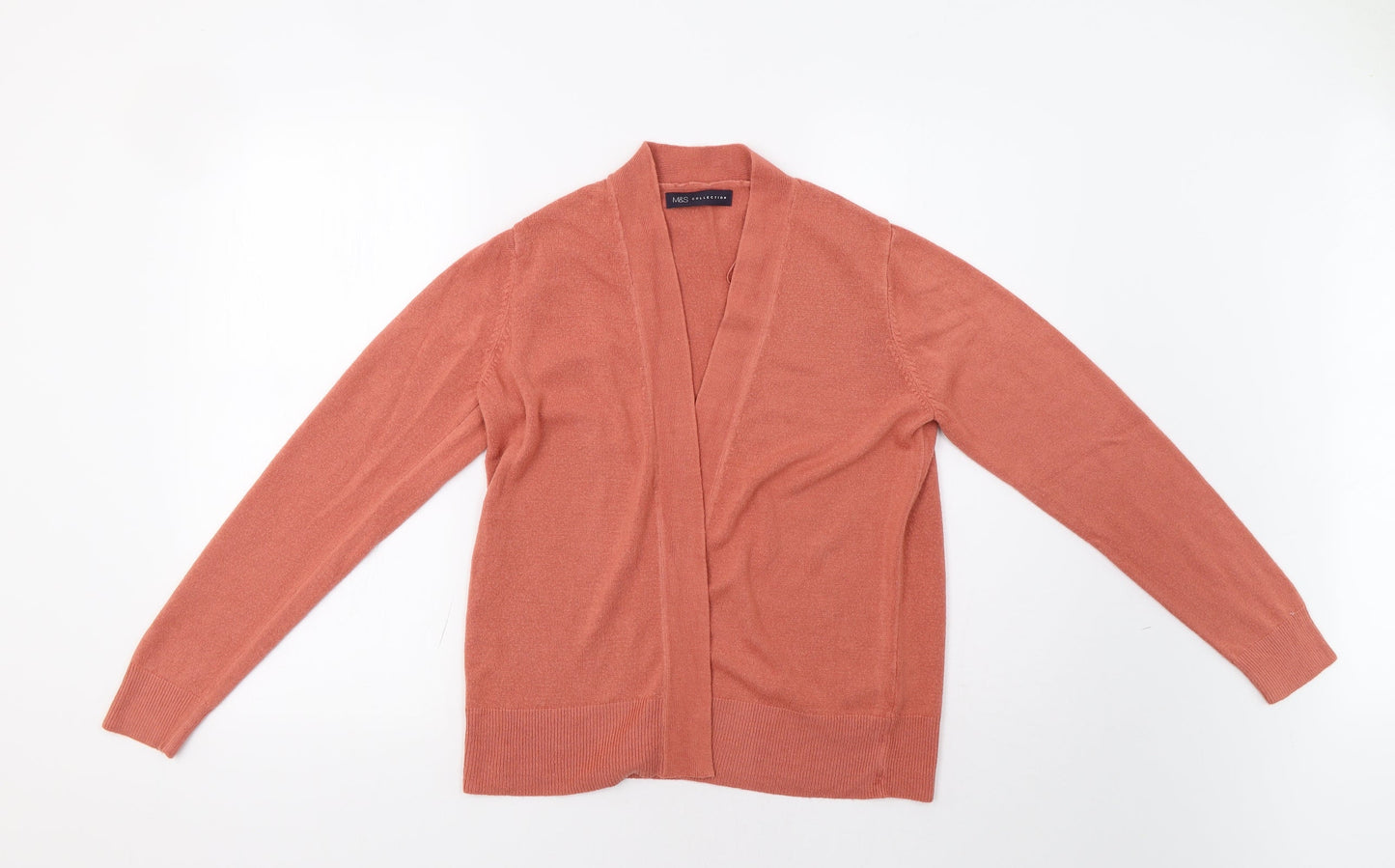 M&S Womens Pink   Cardigan Jumper Size M