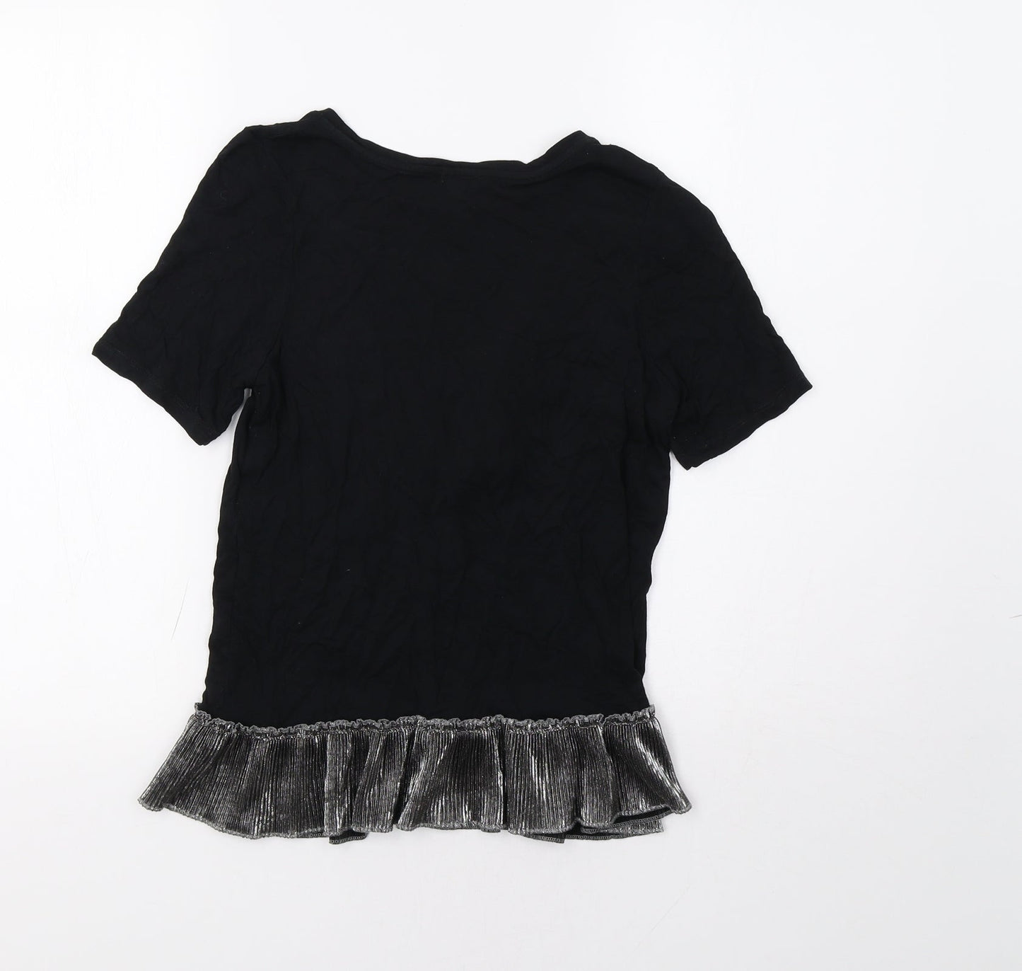 River Island Girls Black   Basic Blouse Size 8 Years