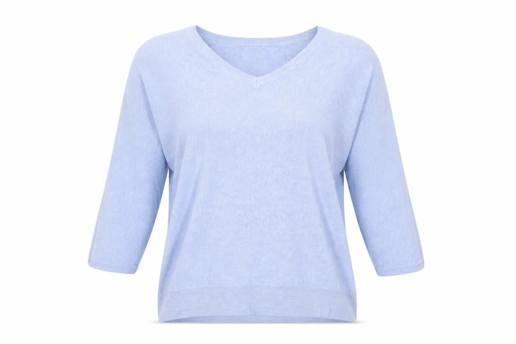 Saint Tropez Clothing Womens Blue   Pullover Jumper Size M