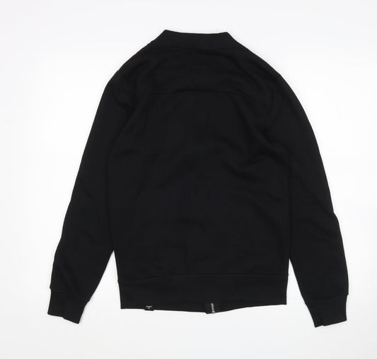 Cedar Wood State Mens Black   Full Zip Sweatshirt Size XS