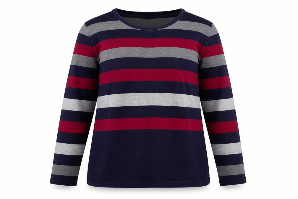 Chianti Womens Multicoloured Striped  Pullover Jumper Size XL