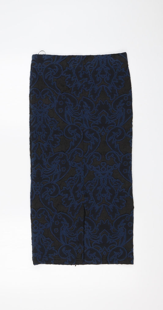 River Island Womens Multicoloured Paisley  Straight & Pencil Skirt Size 6