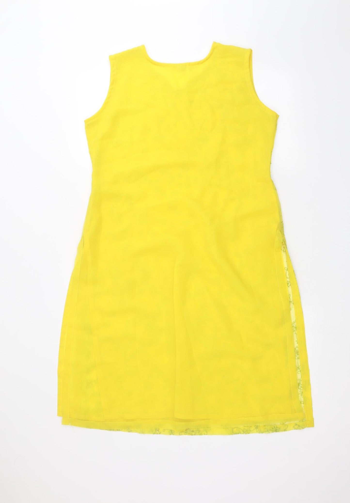 Preworn Womens Yellow   A-Line  Size 12