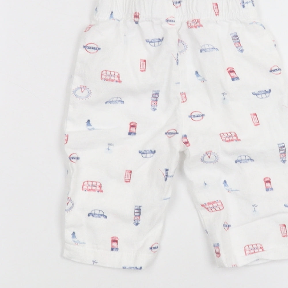 TU Baby White   Sweatpants Trousers Size 6-9 Months