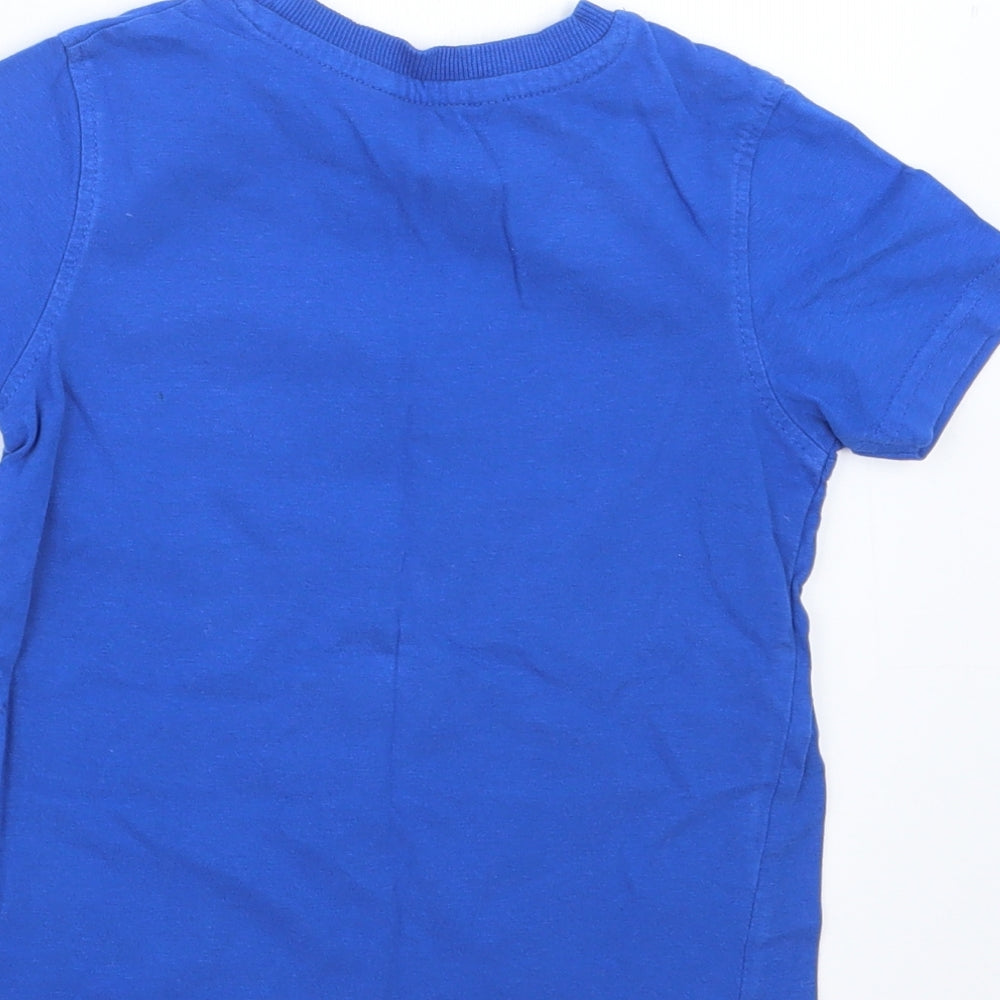 George Boys Blue   Basic T-Shirt Size 3-4 Years