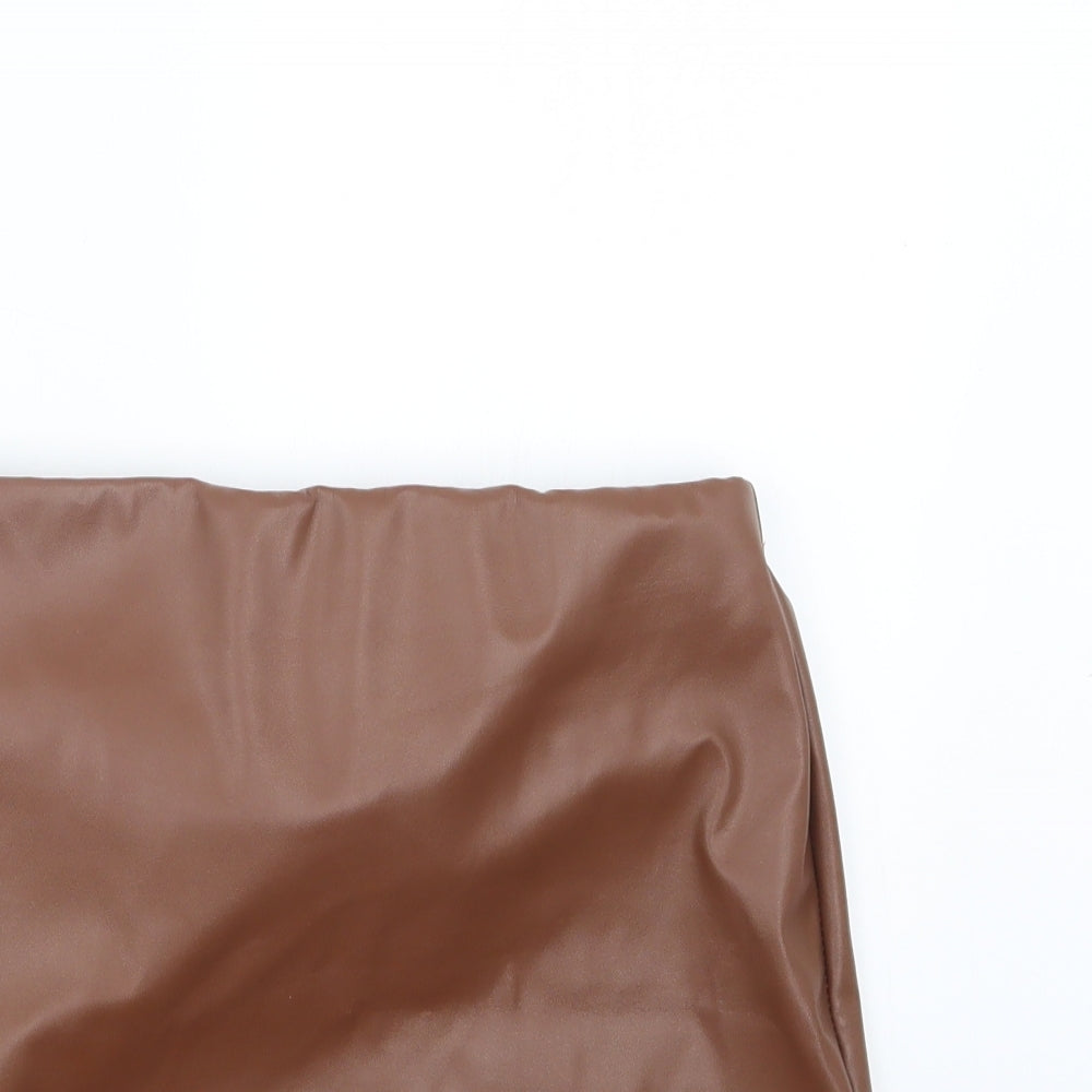 Rebellious Womens Brown   Straight & Pencil Skirt Size 8