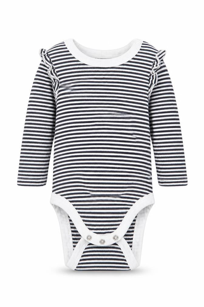 Myleene Klass Girls Black Striped  Babygrow One-Piece Size 3-6 Months