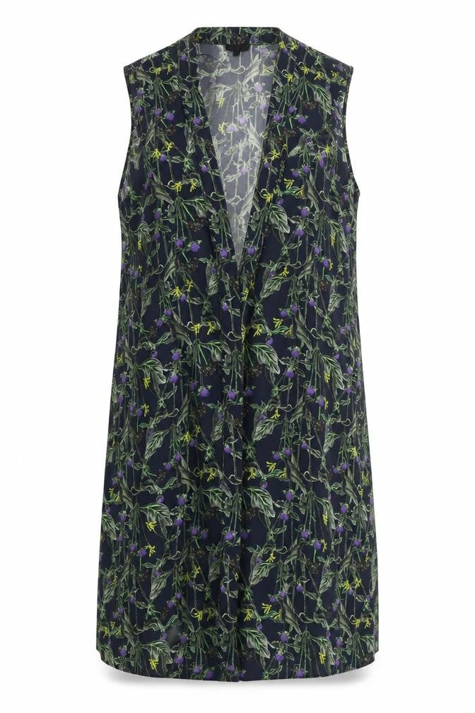 Topshop Womens Blue Floral  Jacket  Size 14