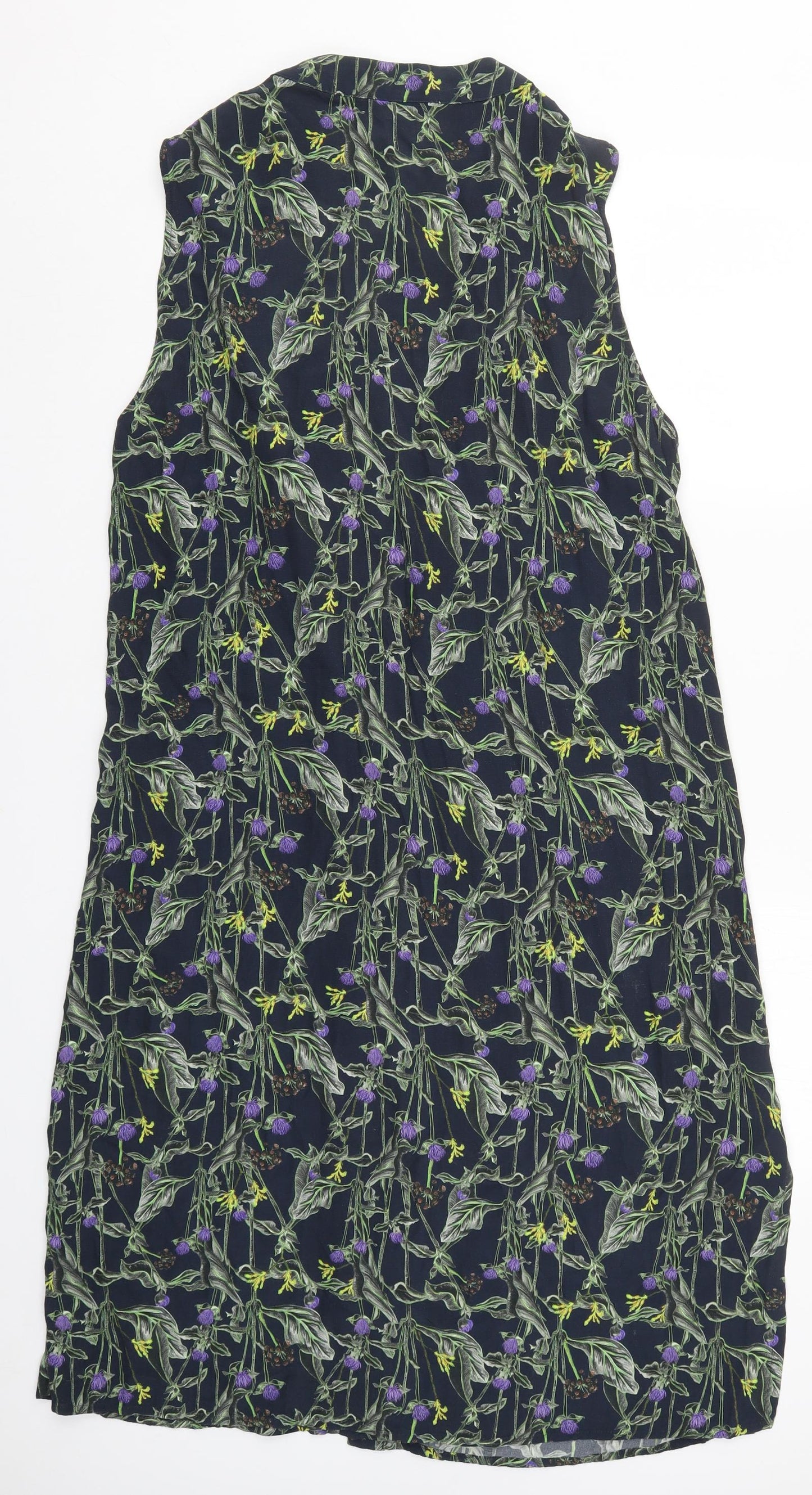 Topshop Womens Blue Floral  Jacket  Size 14