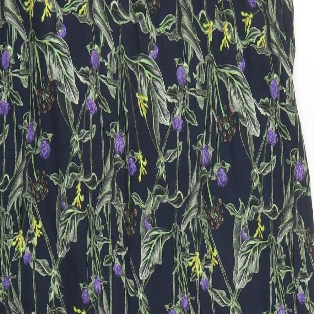 Topshop Womens Blue Floral  Jacket  Size 14