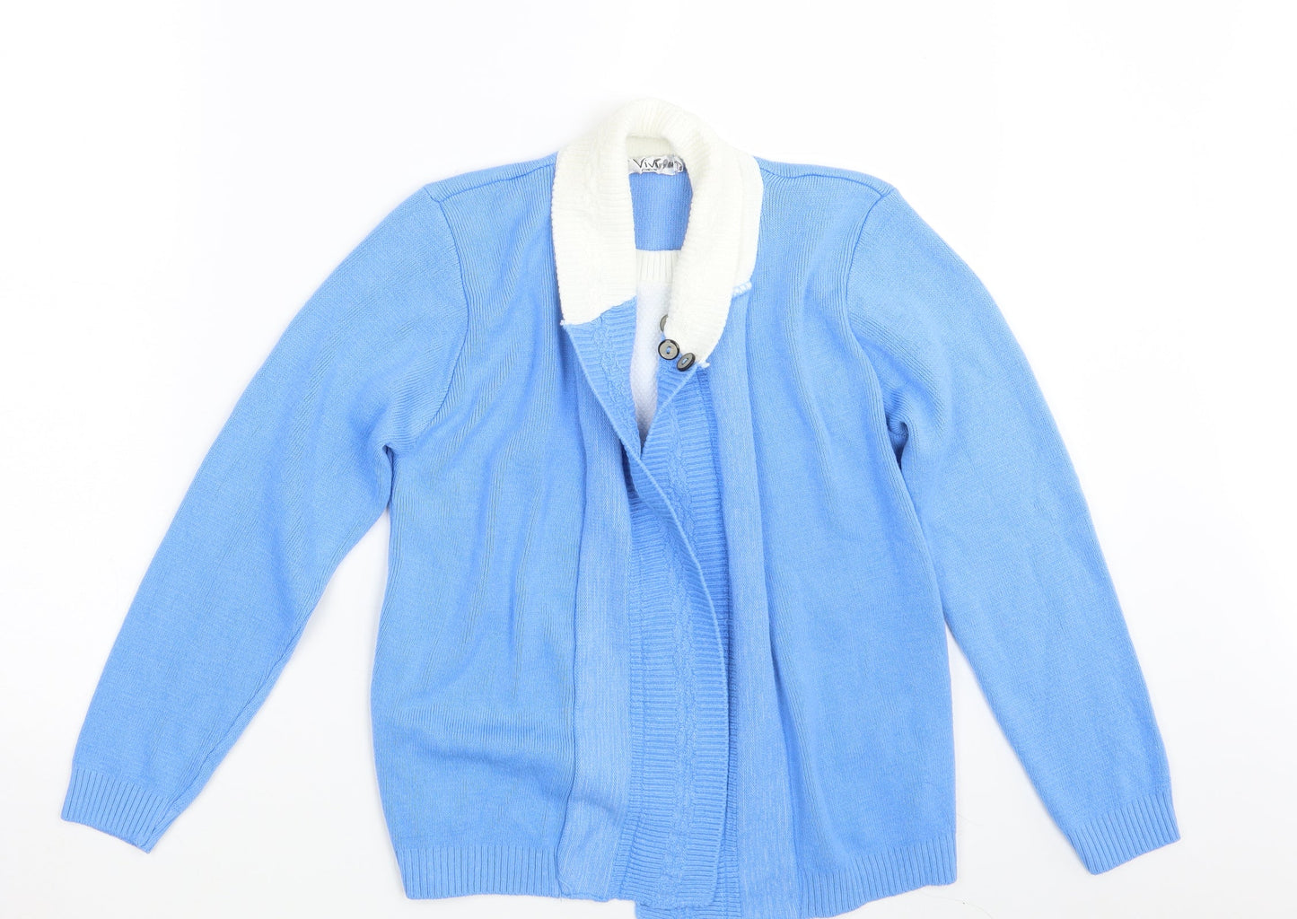 Vivi Womens Blue   Pullover Jumper Size S