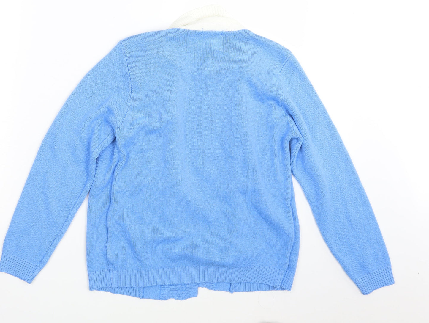 Vivi Womens Blue   Pullover Jumper Size S