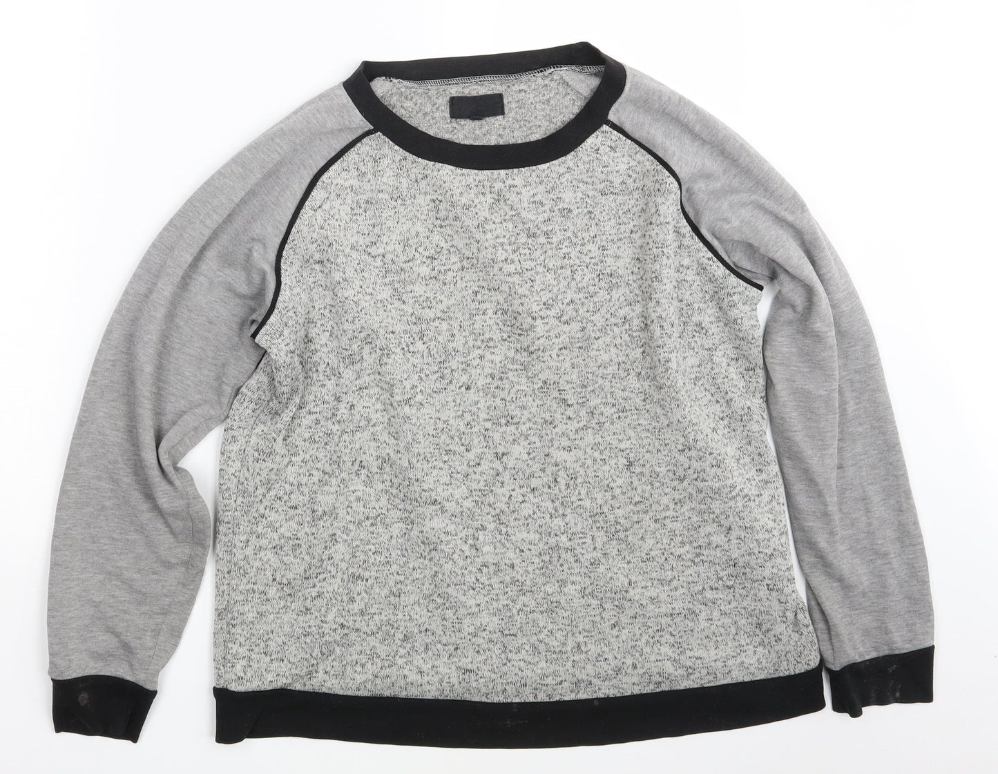 Preworn Womens Grey   Pullover Sweatshirt Size 12