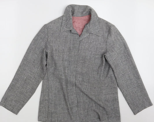 Preworn Womens Grey   Jacket Blazer Size 14